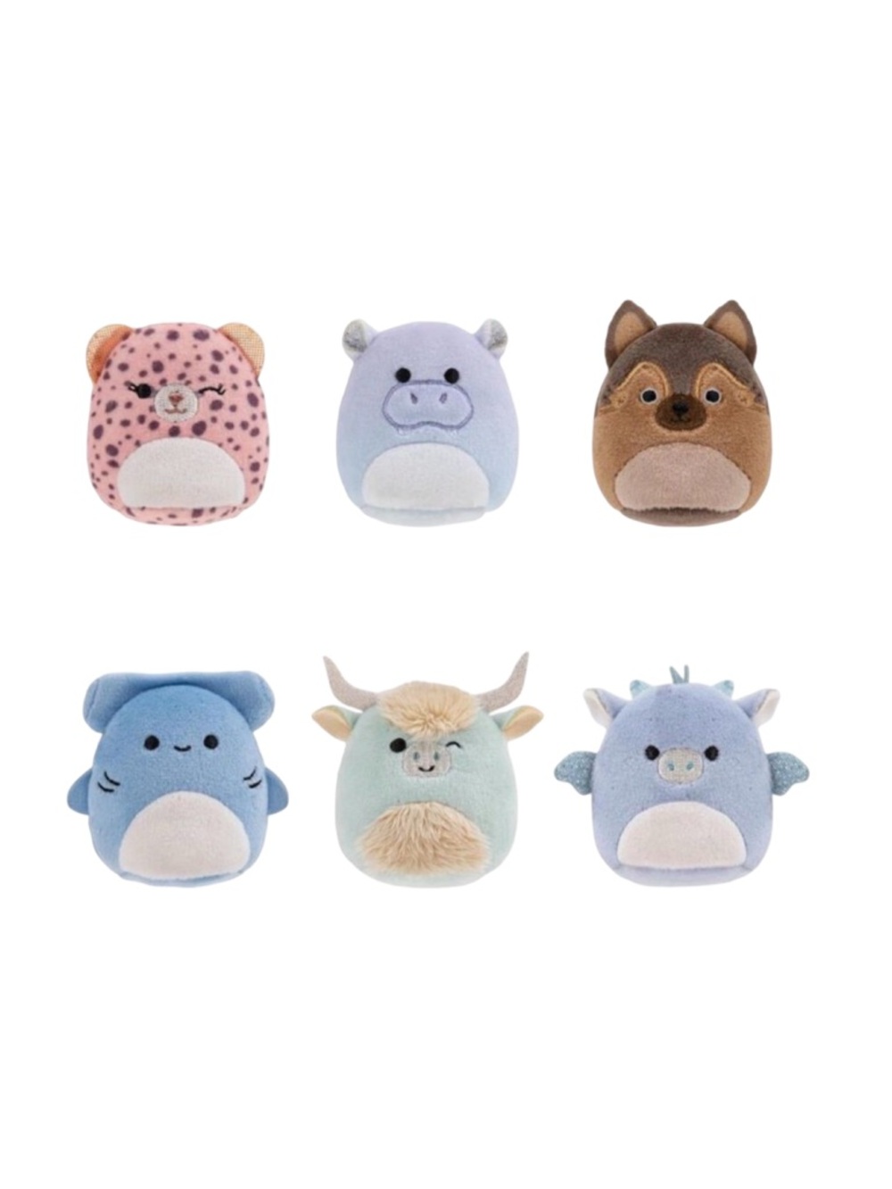 Squishmallows Squishville Varsity Squad Plush - Six 2β Squishmallows